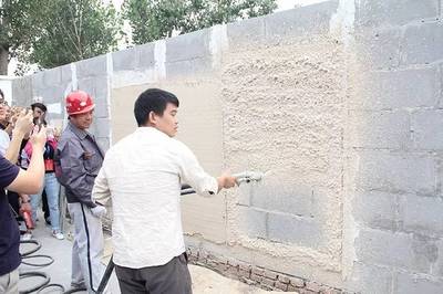 砂浆大会第3天 参观共享工厂与轻质石膏砂浆机械化施工观摩纪实